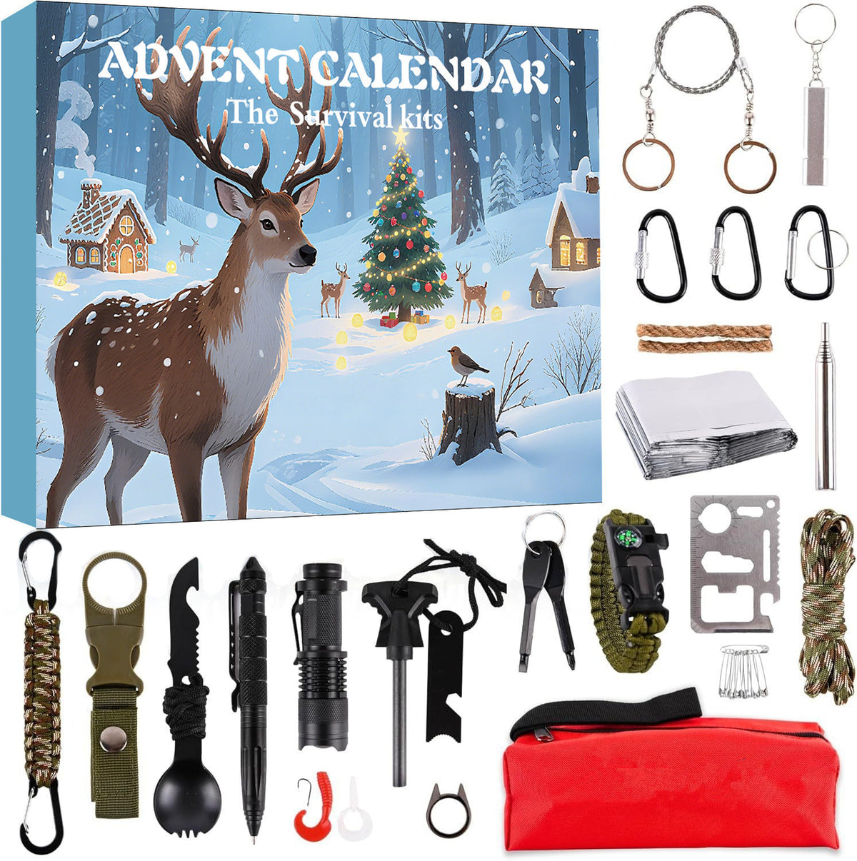 Outdoor Tools Advent Calendar for Men — Solis Wild Deer, full set