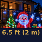 Solis Yuletide Animated Balcony Lights — size 6.5 ft (2 m)