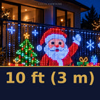 Solis Yuletide Animated Balcony Lights — size 10 ft (3 m)