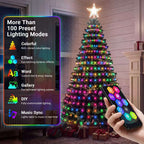Solis Yuletide — app modes: colourful, effects, words, gallery, DIY and music sync