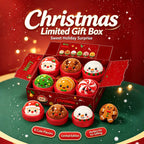 Solis Yuletide — the six Christmas squishy designs in a gift box