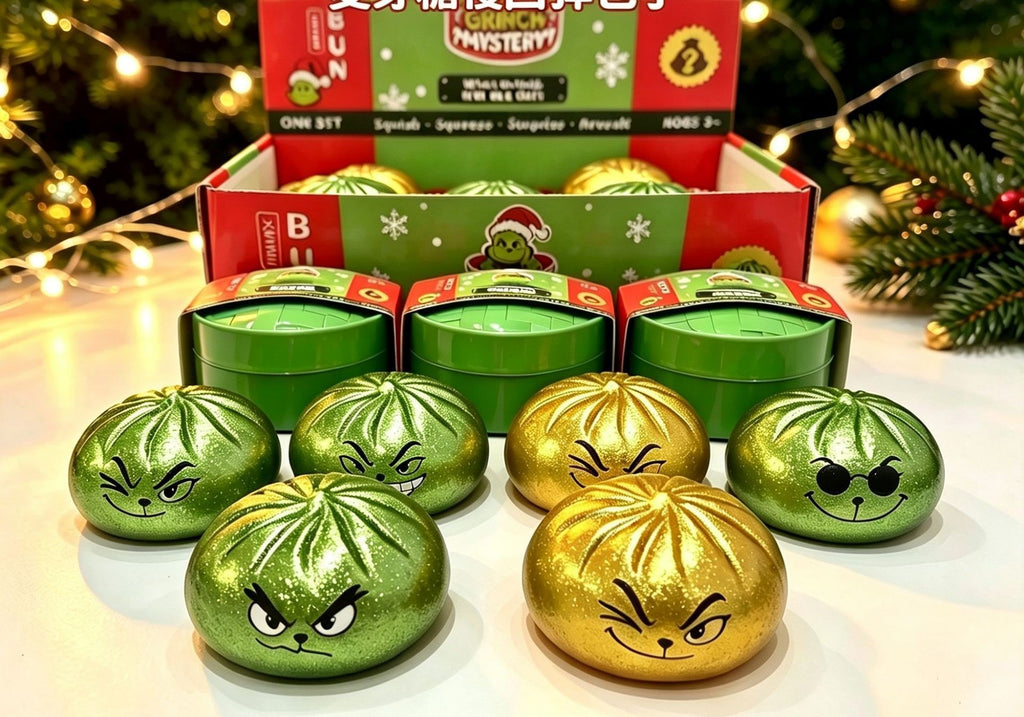Solis Yuletide — Christmas squishy gift box — Green Grump · 12 × 8.5 cm