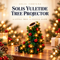 Solis Yuletide — mini LED Christmas tree projector on a USB plug, realistic fir design and soft light
